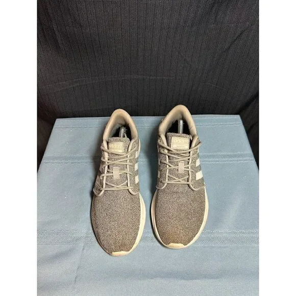 Adidas Grey and White Lace Up Low Top Sneakers 7.5US 6UK Used no box - Picture 2 of 6